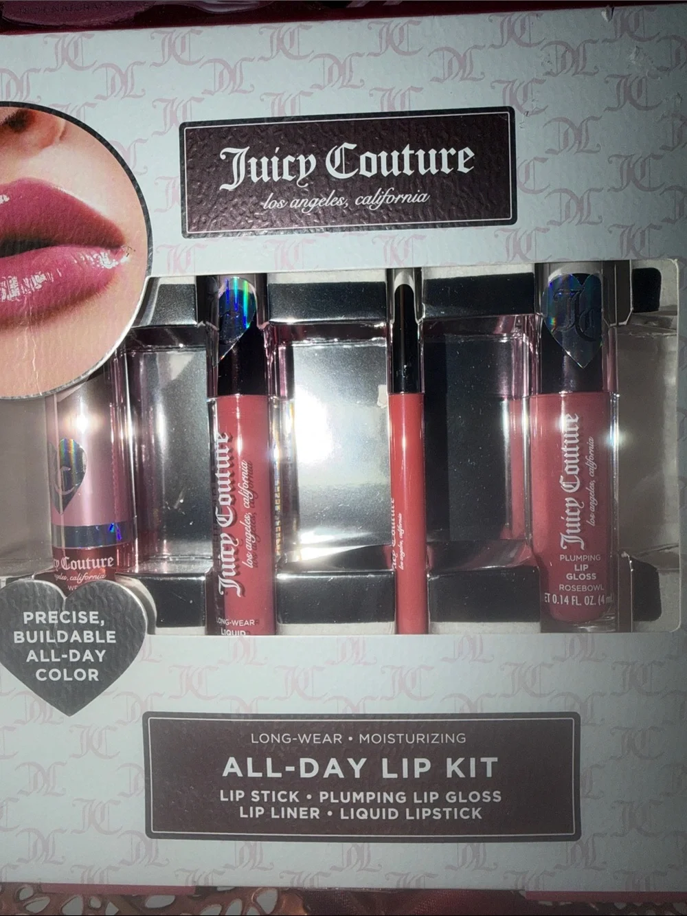 Juicy Couture All-Day Lip Kit — Dusty Rose & Berry